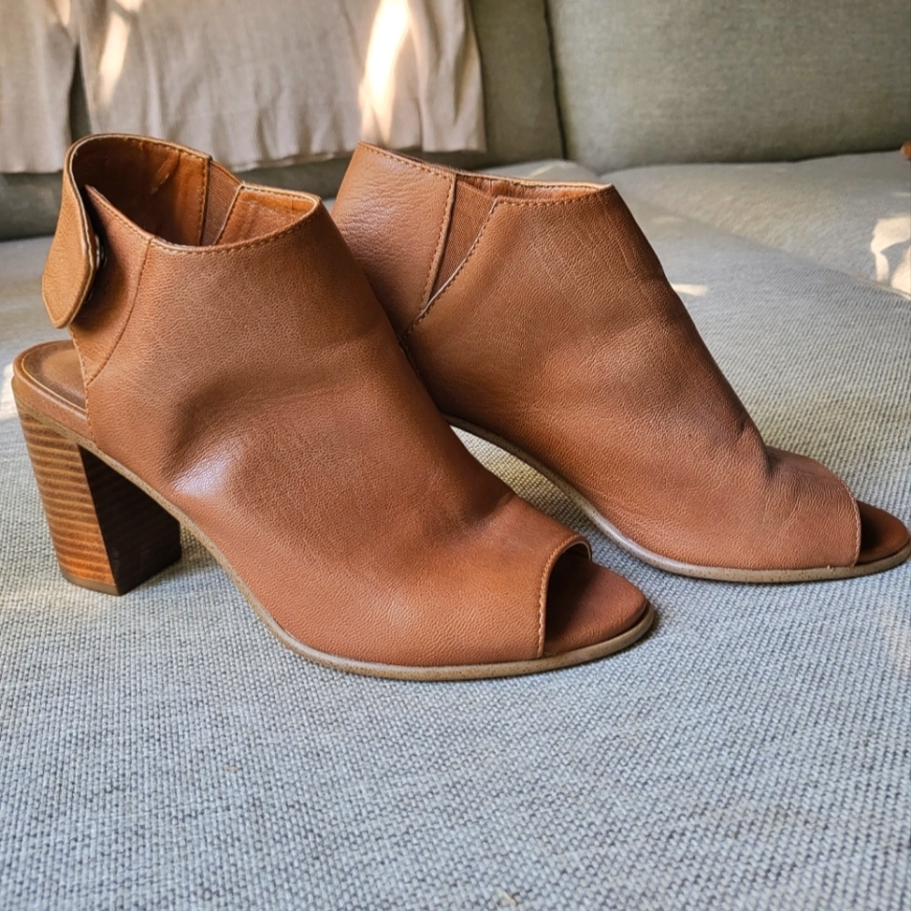 Steve Madden Peep Toe Ankle Boots